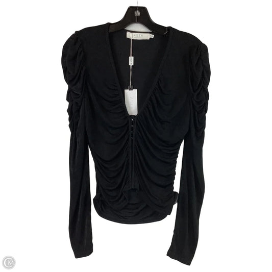 Top Long Sleeve By Astr The Label In Black, Size: M