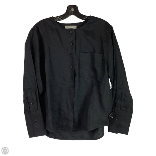 Top Long Sleeve By Everlane In Black, Size: 8