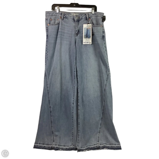 Jeans Wide Leg By Rewash In Blue Denim, Size: 13