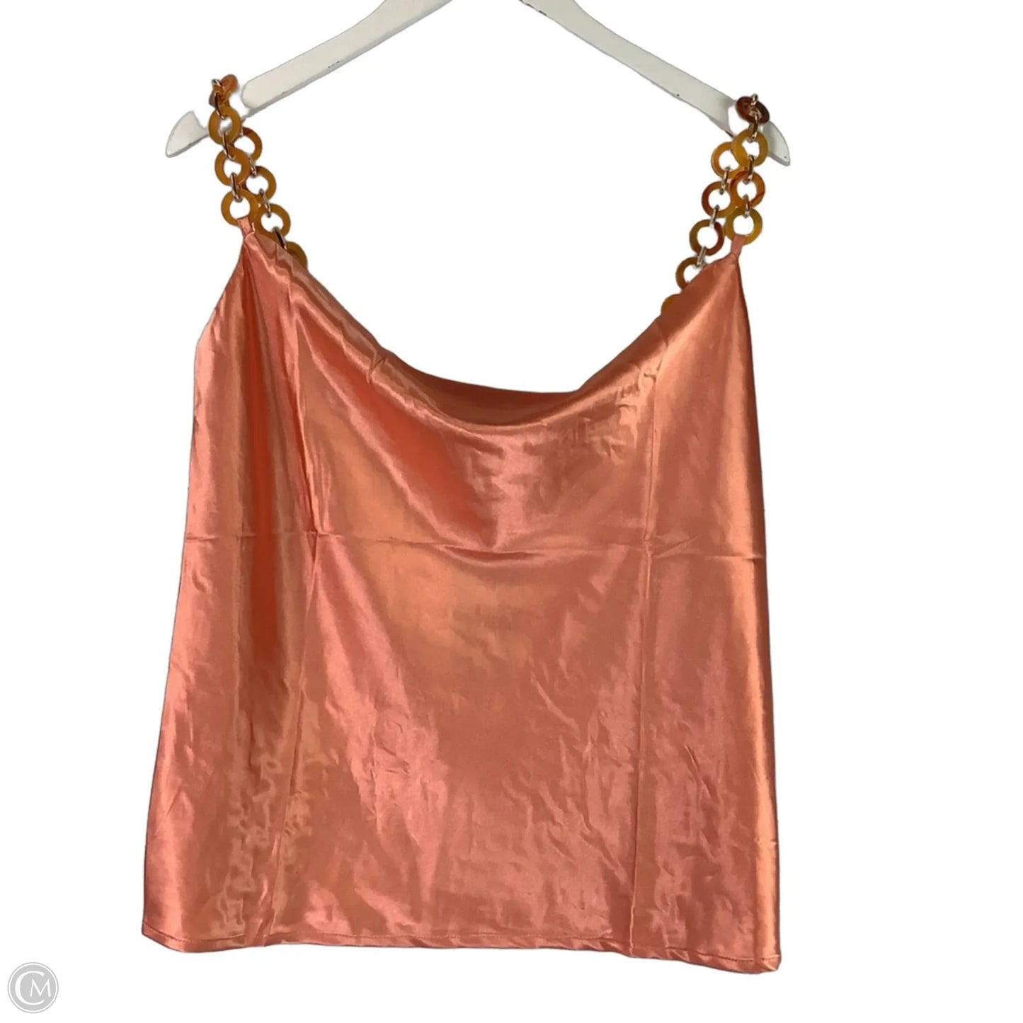 Top Sleeveless By Gigio In Orange, Size: S