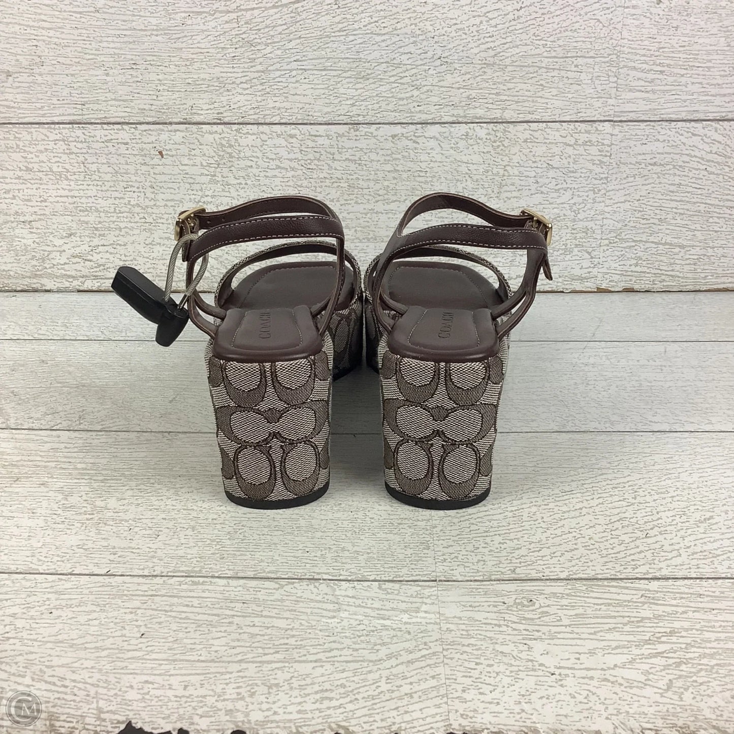 Shoes Designer By Coach In Brown, Size: 8