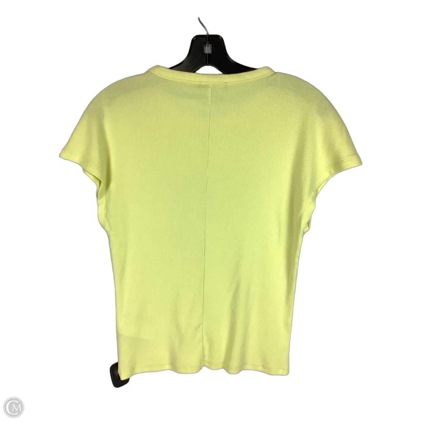 Top Short Sleeve By J. Crew In Yellow, Size: L