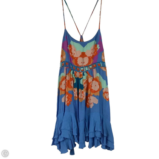 Dress Casual Short By Free People In Blue & Orange, Size: S