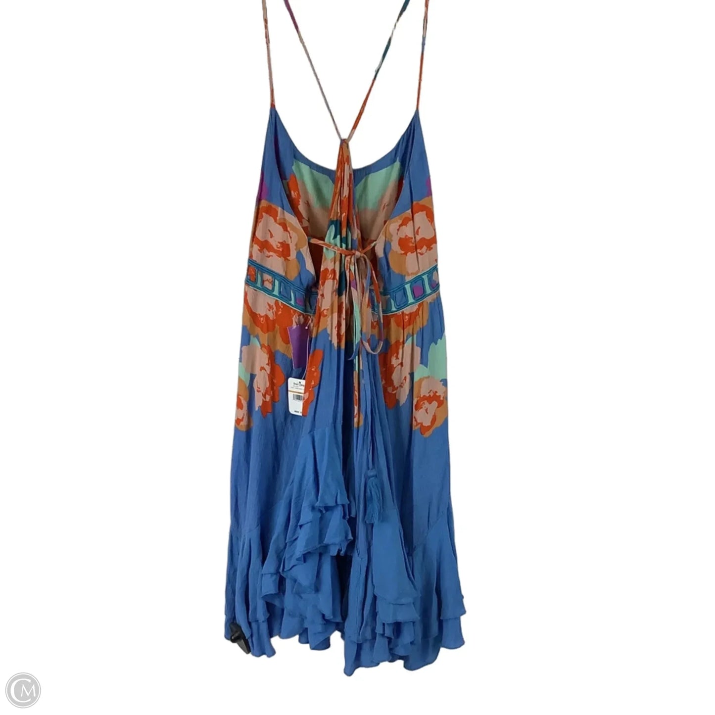 Dress Casual Short By Free People In Blue & Orange, Size: S