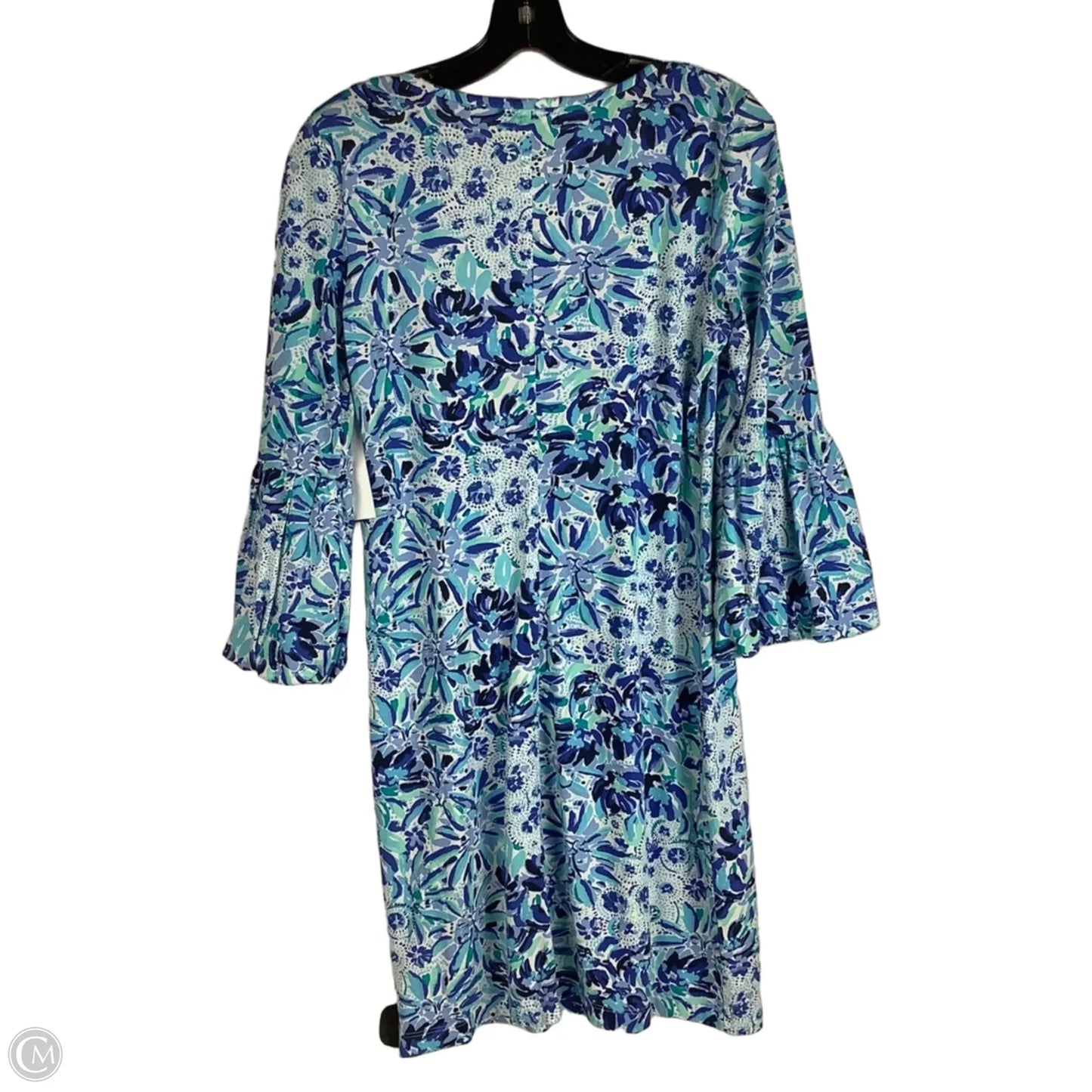 Dress Designer By Lilly Pulitzer In Blue & White, Size: S
