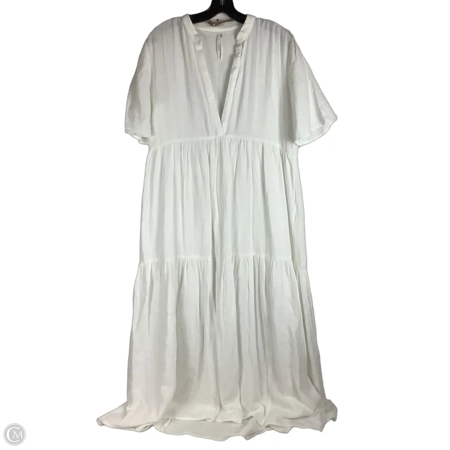 Dress Casual Maxi By Anthropologie In White, Size: S