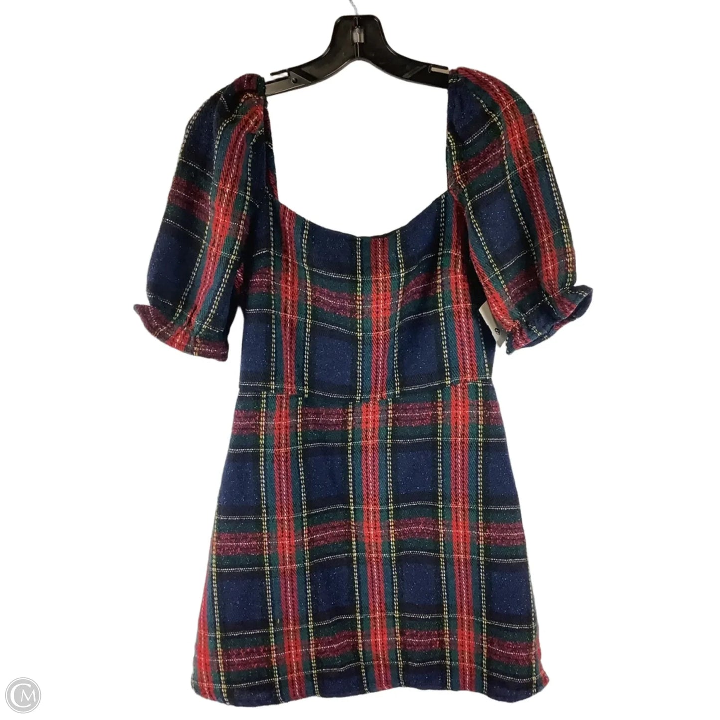 Dress Party Short By Fore In Plaid Pattern, Size: M