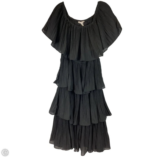 Dress Party Midi By Clothes Mentor In Black, Size: S