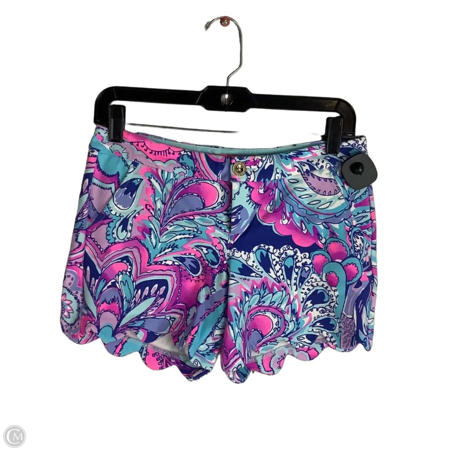 Shorts Designer By Lilly Pulitzer In Blue & Pink, Size: 0