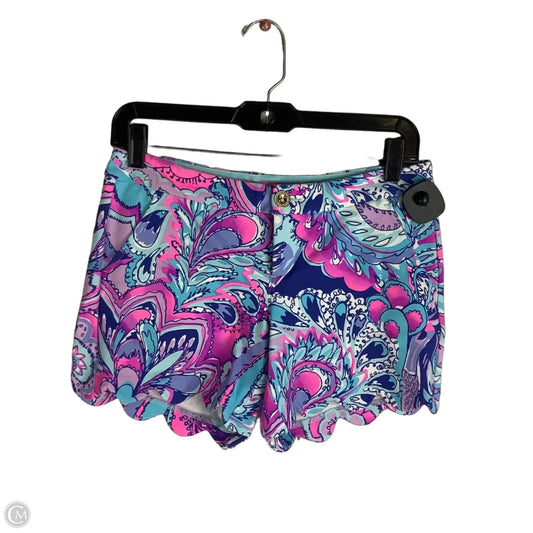 Shorts Designer By Lilly Pulitzer In Blue & Pink, Size: 0