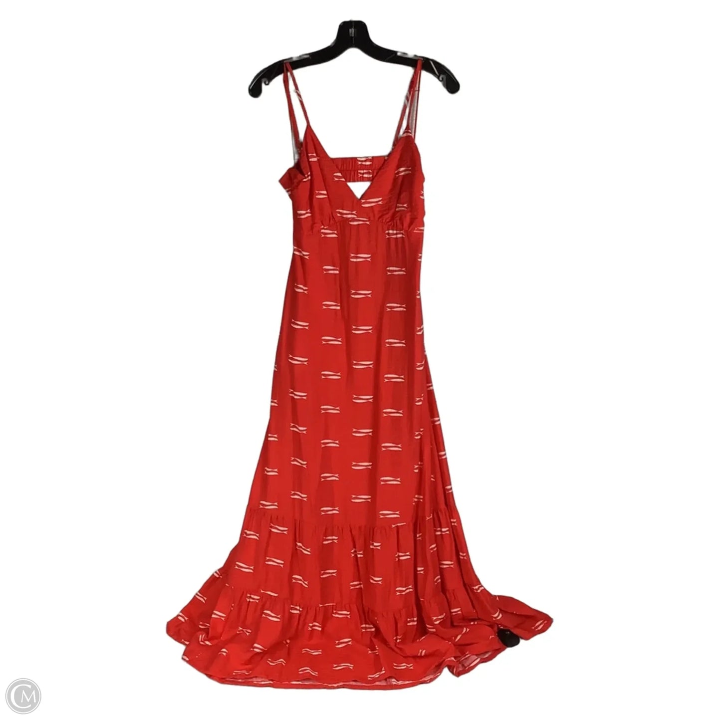 Dress Casual Maxi By A New Day In Red & White, Size: S