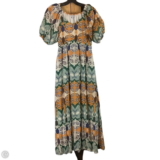 Dress Casual Maxi By Polygram In Multi-colored, Size: S