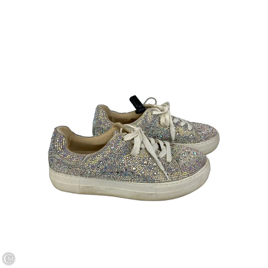Shoes Sneakers By Betsey Johnson In White, Size: 8