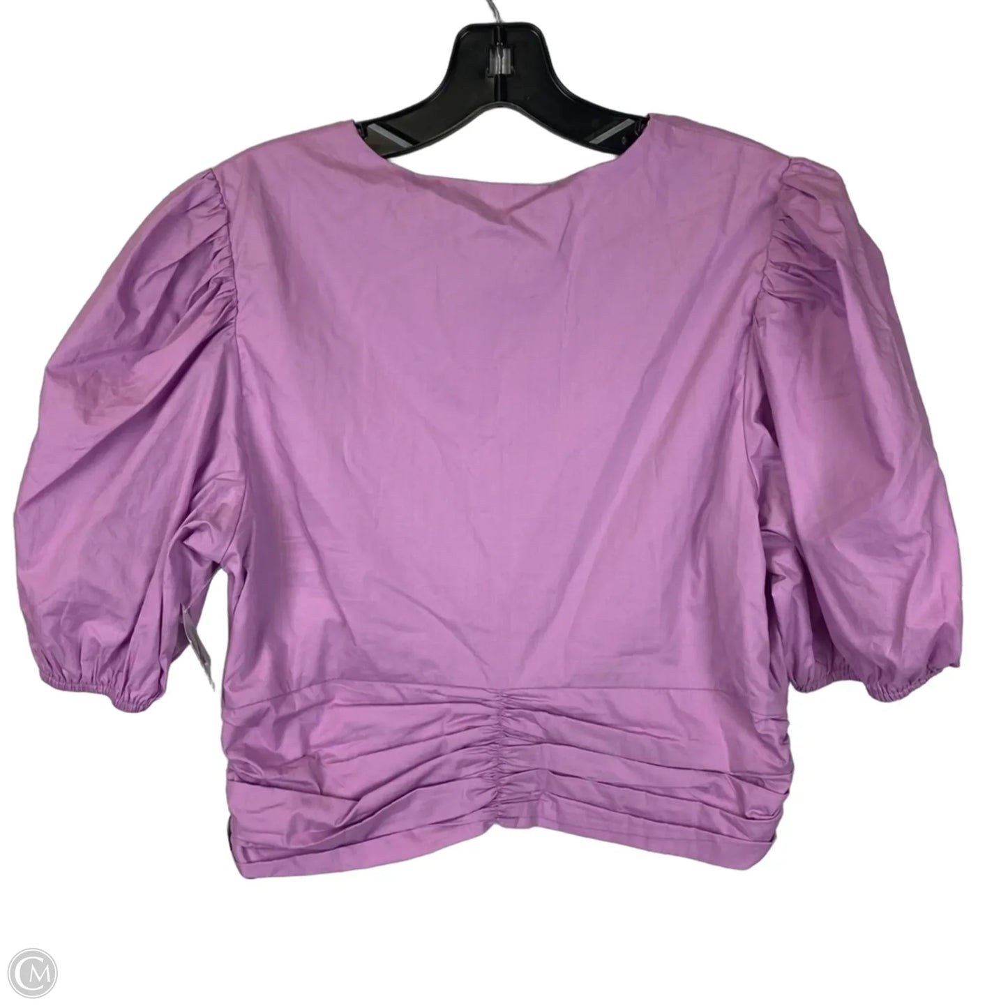 Top Short Sleeve By English Factory In Purple, Size: L