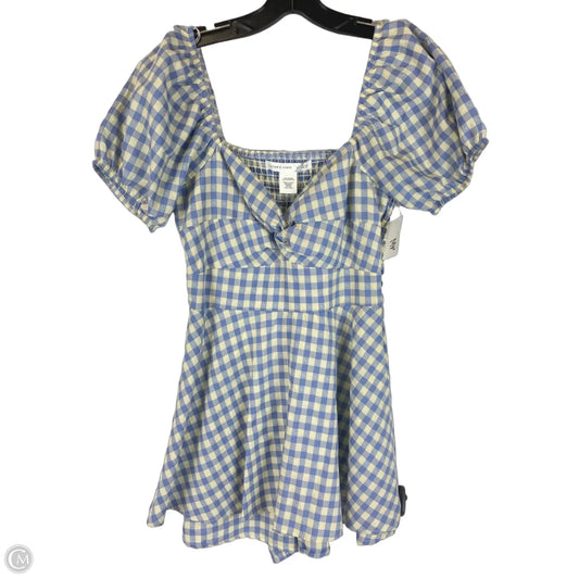Dress Party Short By Altard State In Blue & Yellow, Size: S