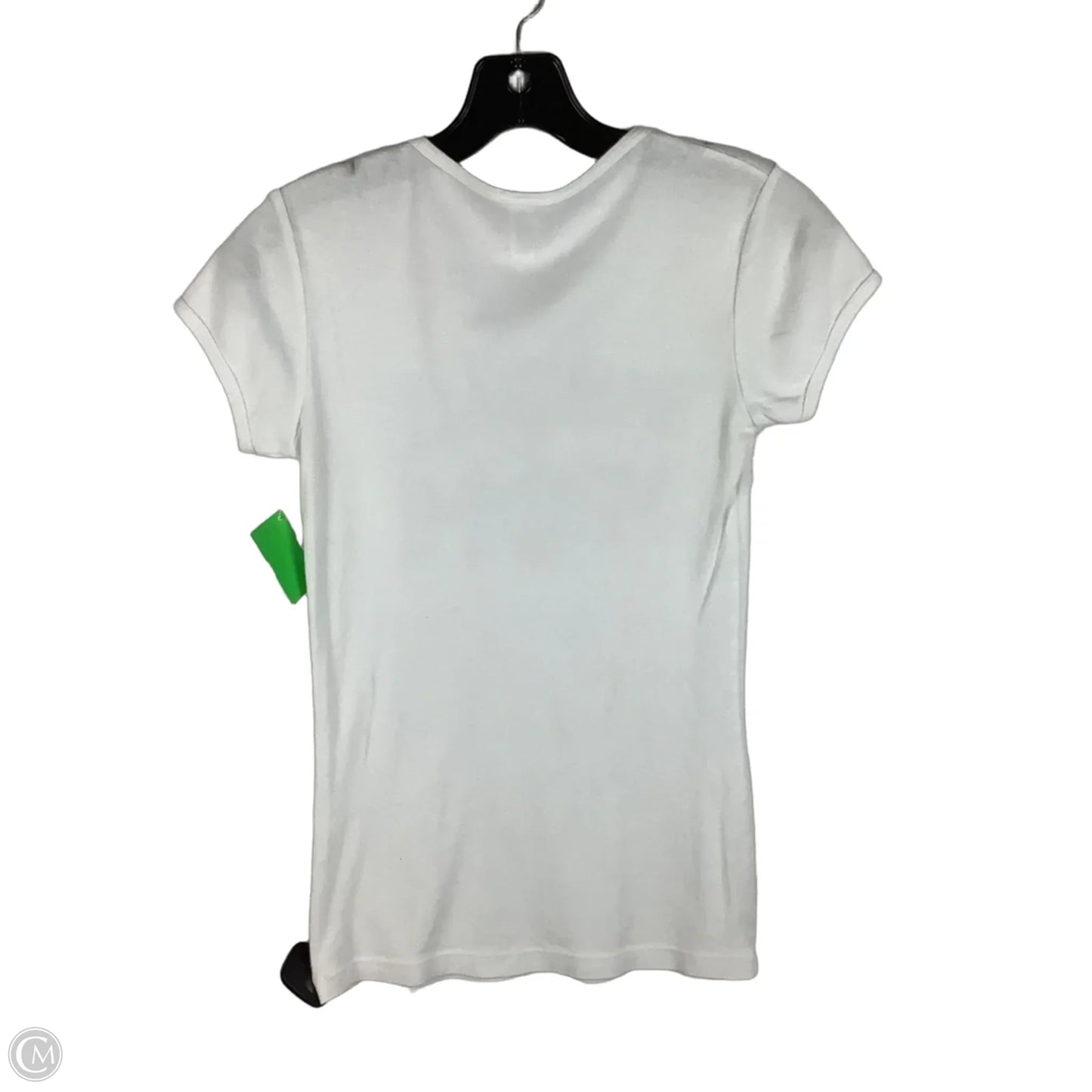 Top Short Sleeve By Clothes Mentor In Red & White, Size: S (fitted)