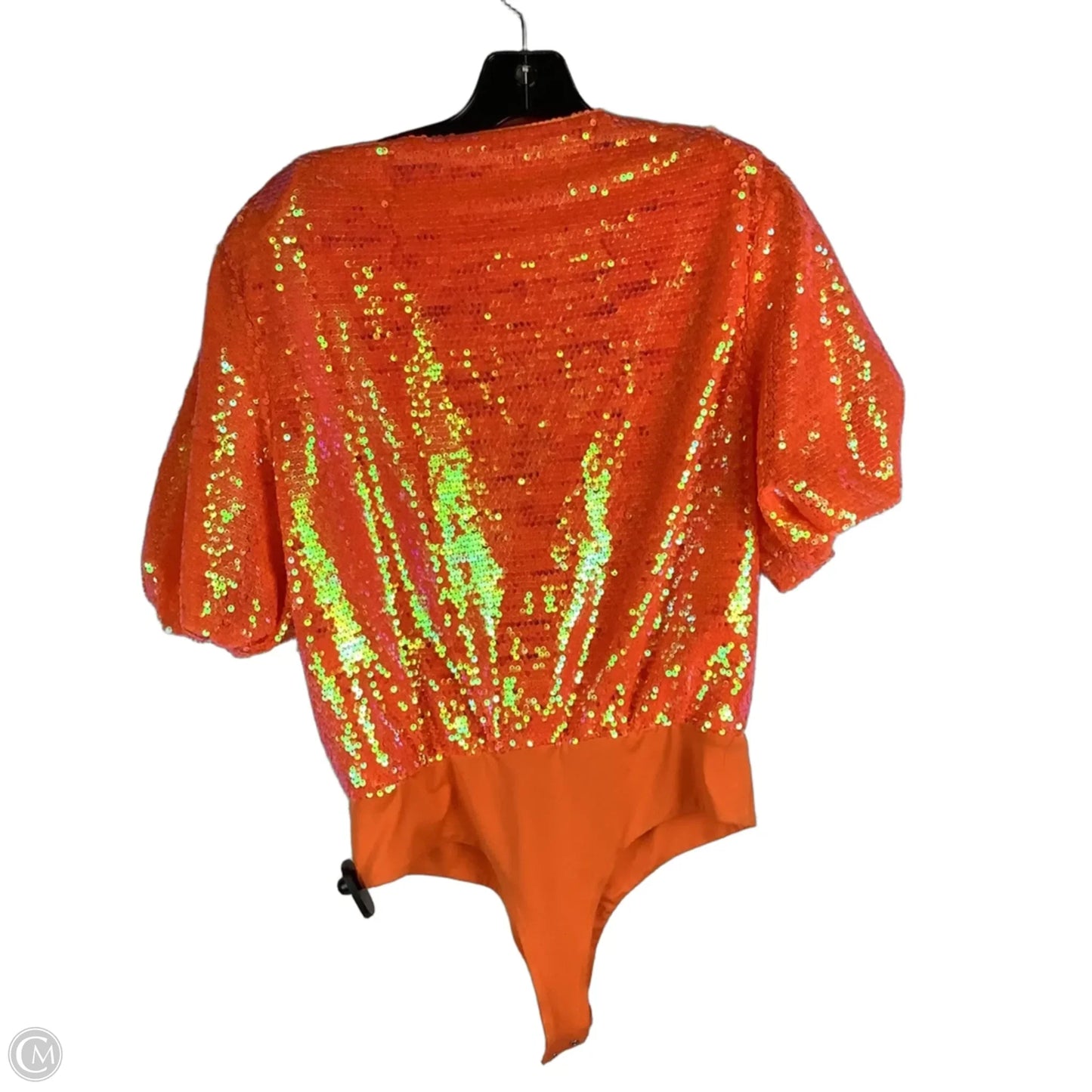 Top Short Sleeve By Cma In Orange, Size: M
