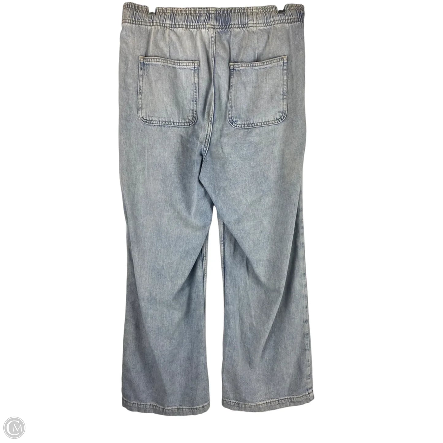 Jeans Wide Leg By Gap In Blue Denim, Size: M