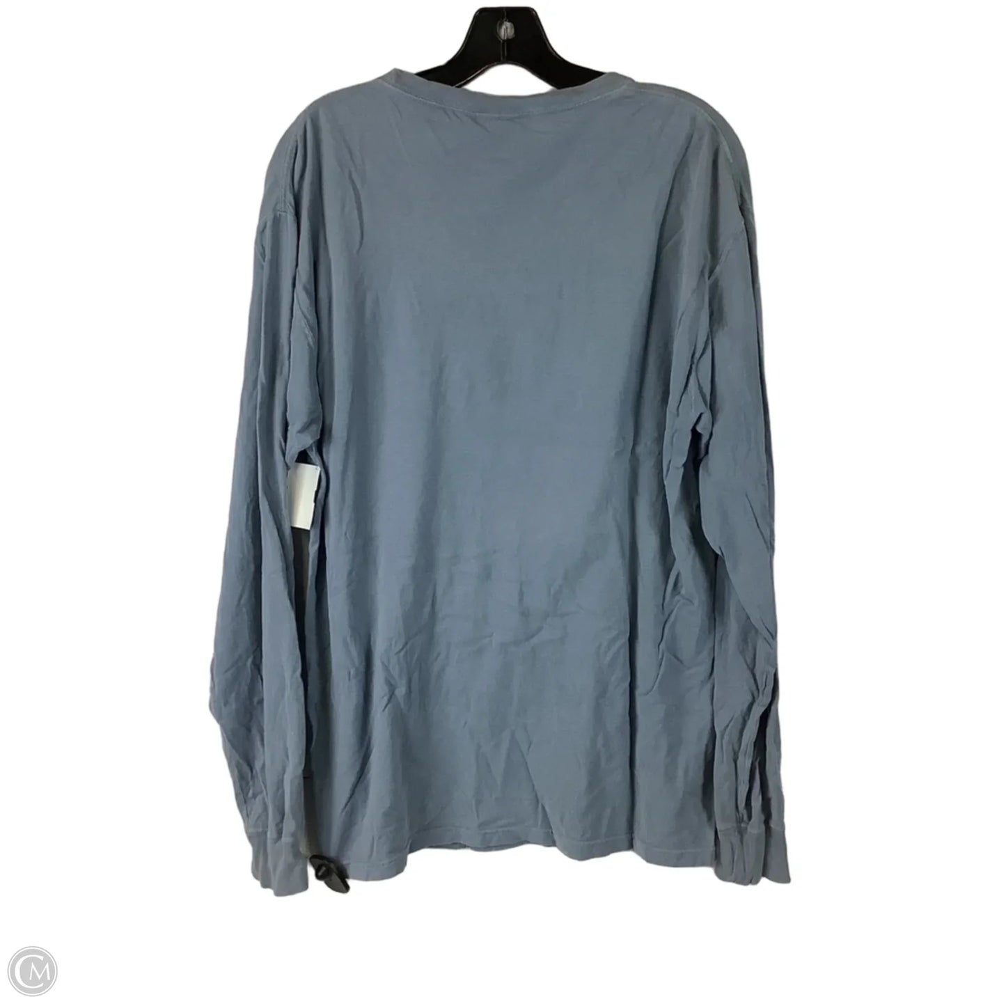 Top Long Sleeve By Clothes Mentor In Blue & Orange, Size: M
