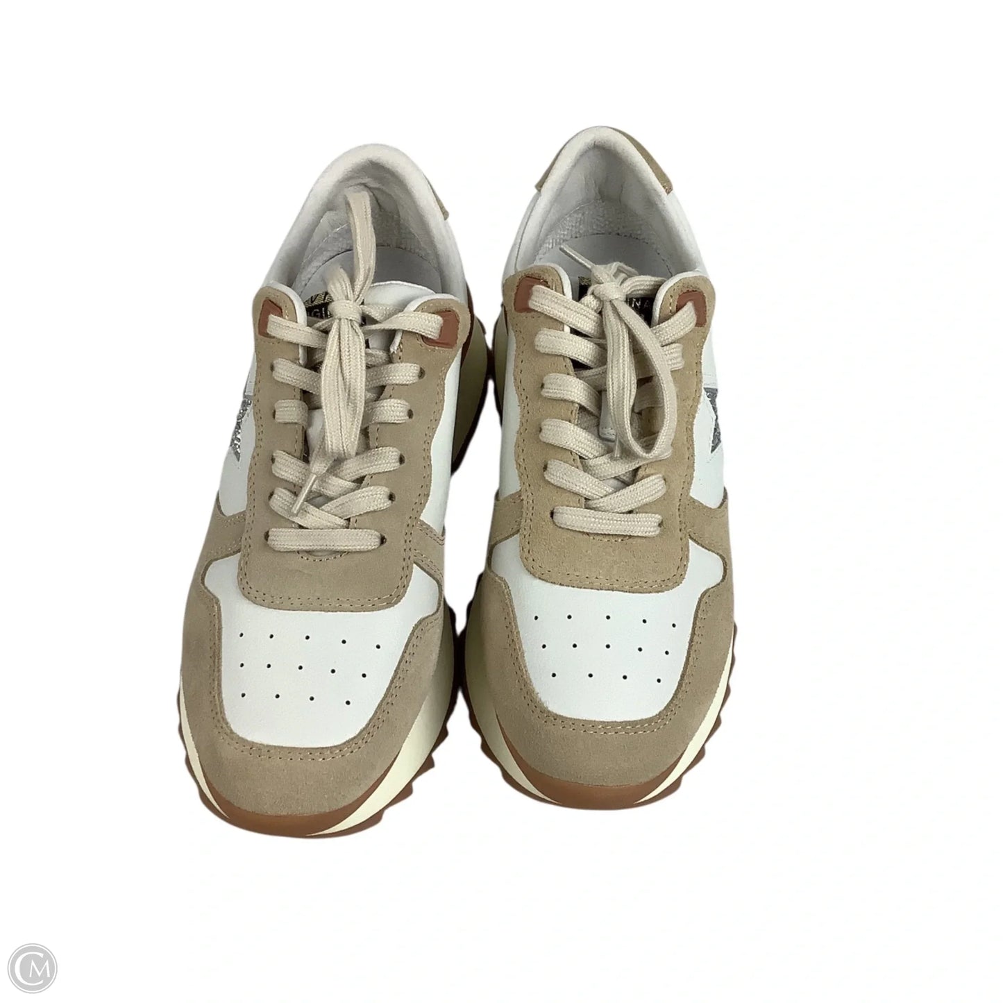 Shoes Sneakers By Vintage Havana In Cream & Tan, Size: 7
