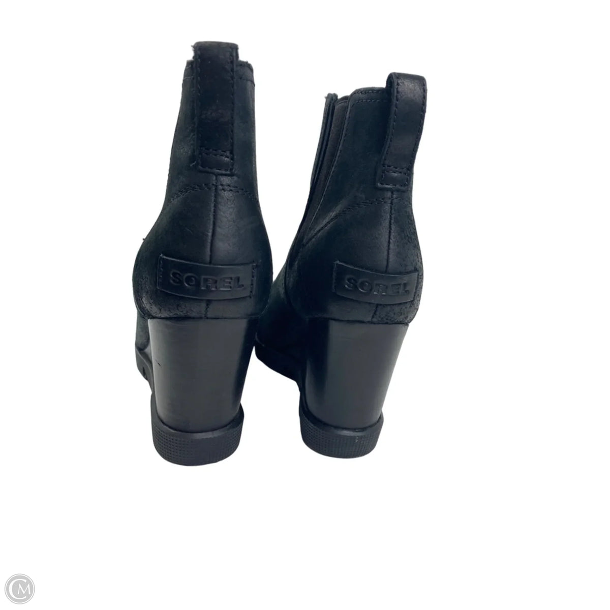 Boots Ankle Heels By Sorel In Black, Size: 8