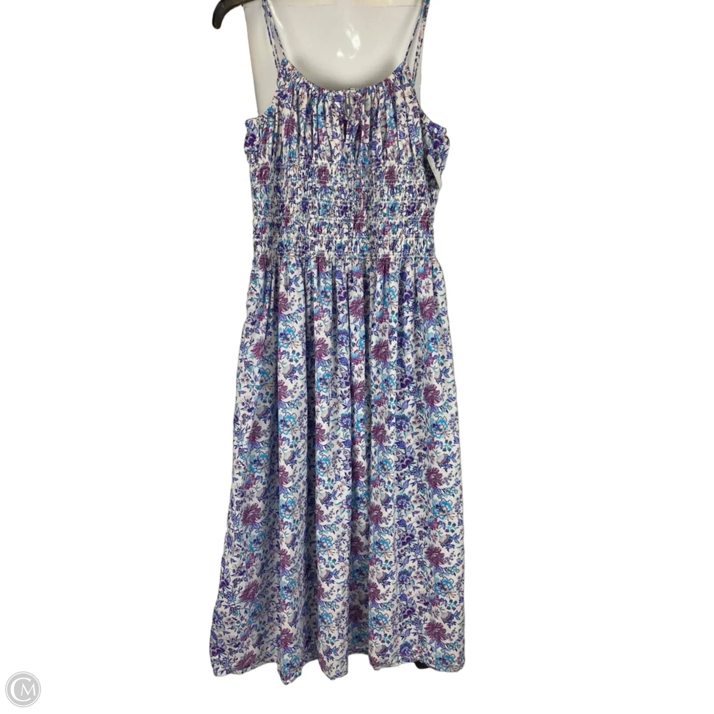 Dress Casual Midi By J. Crew In Floral Print, Size: L