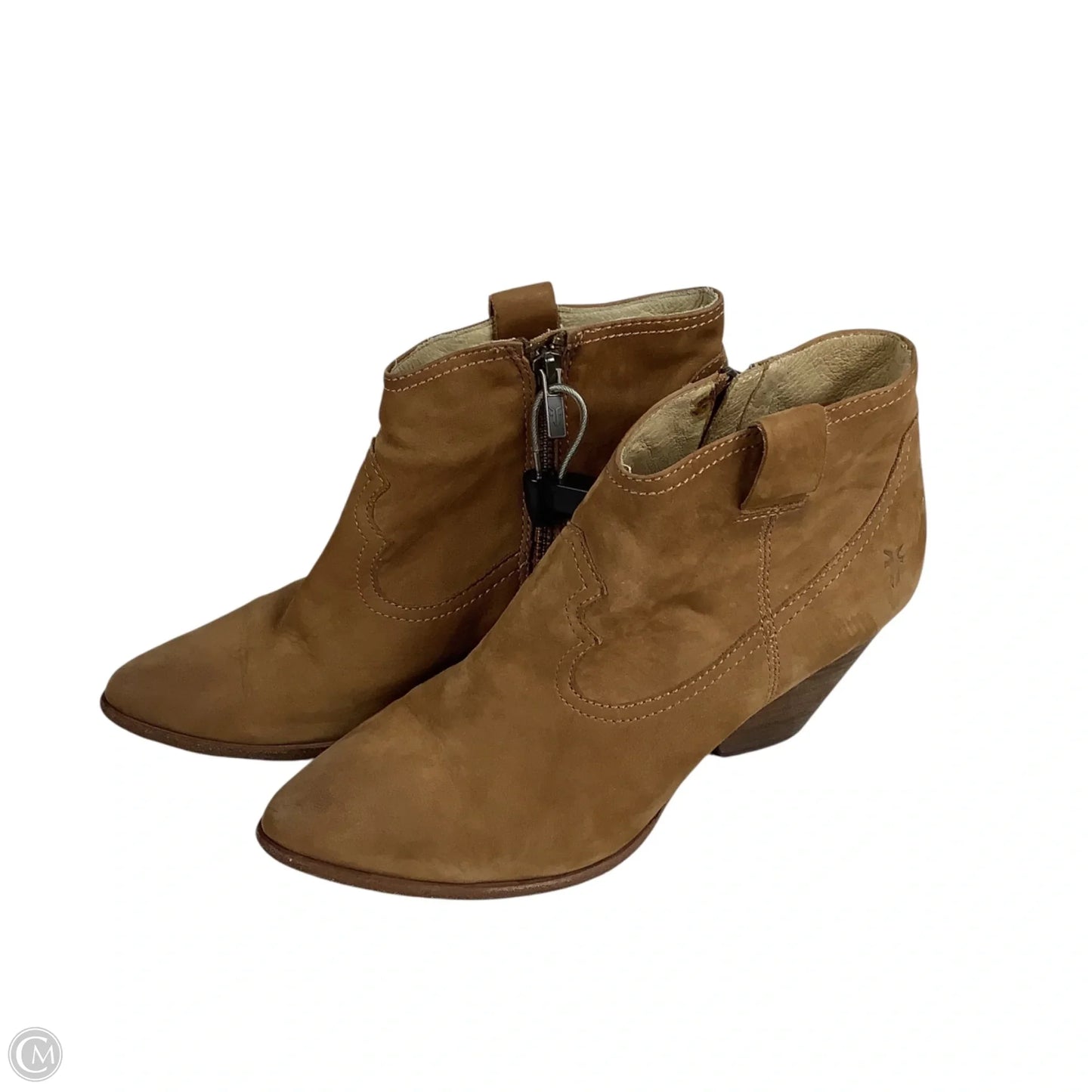 Boots Designer By Frye In Tan, Size: 8.5