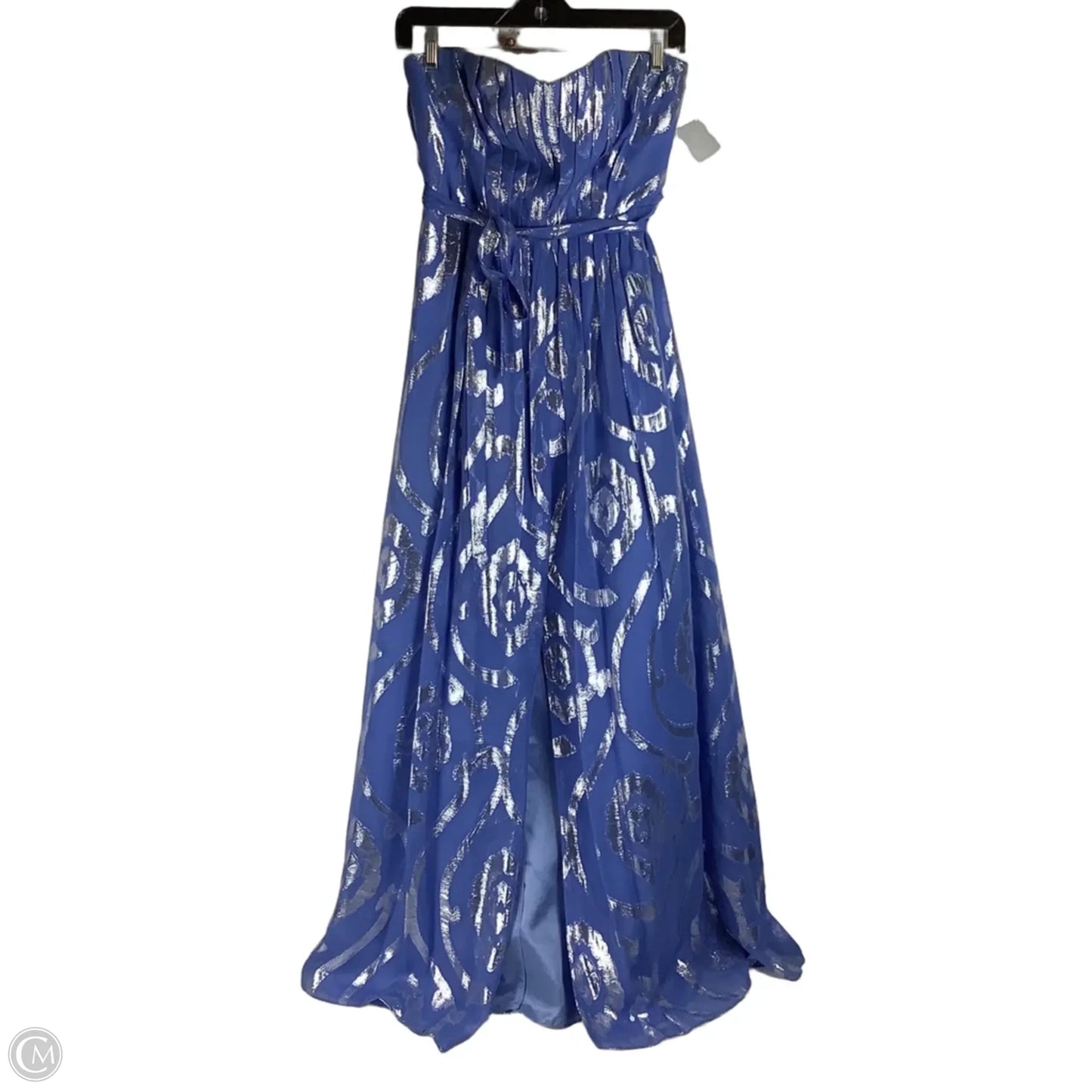 Dress Party Long By Cmc In Blue & Silver, Size: 6