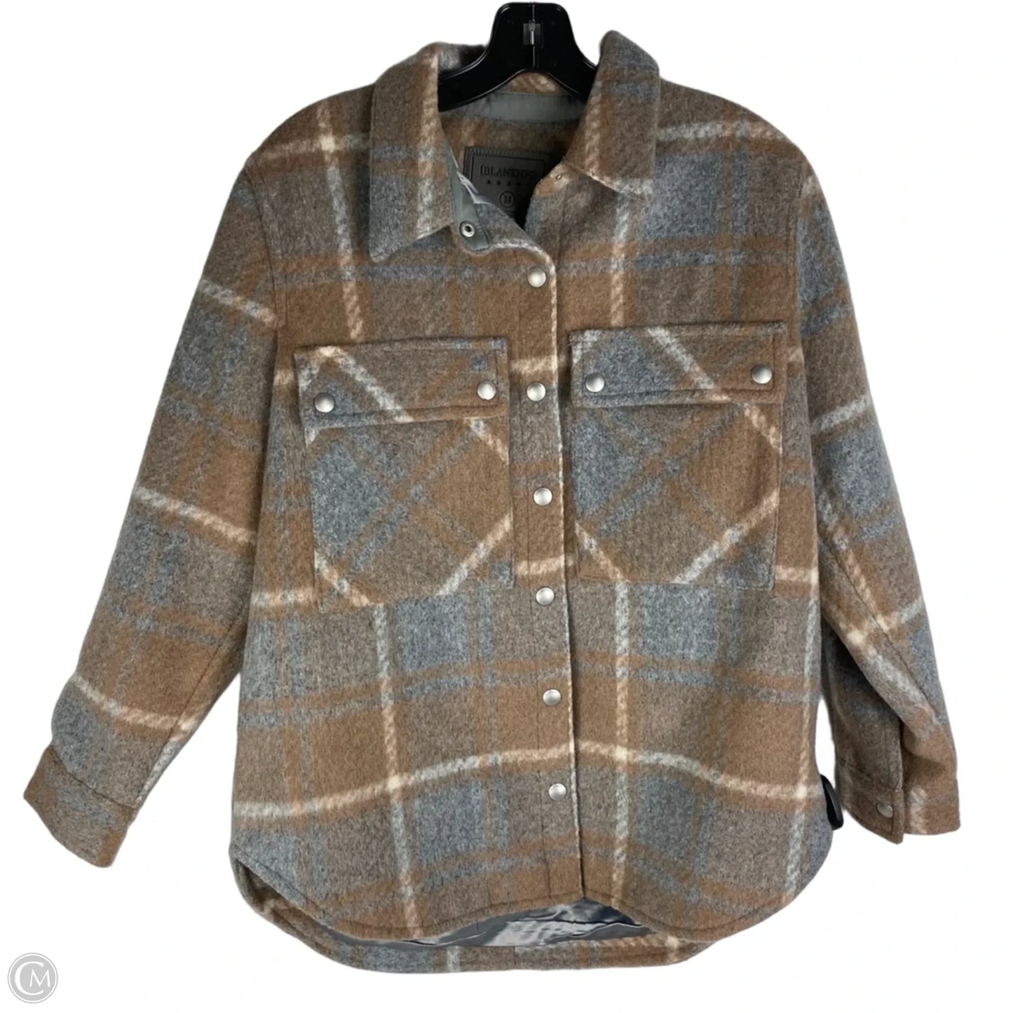 Coat Other By Blanknyc In Grey & Tan, Size: M