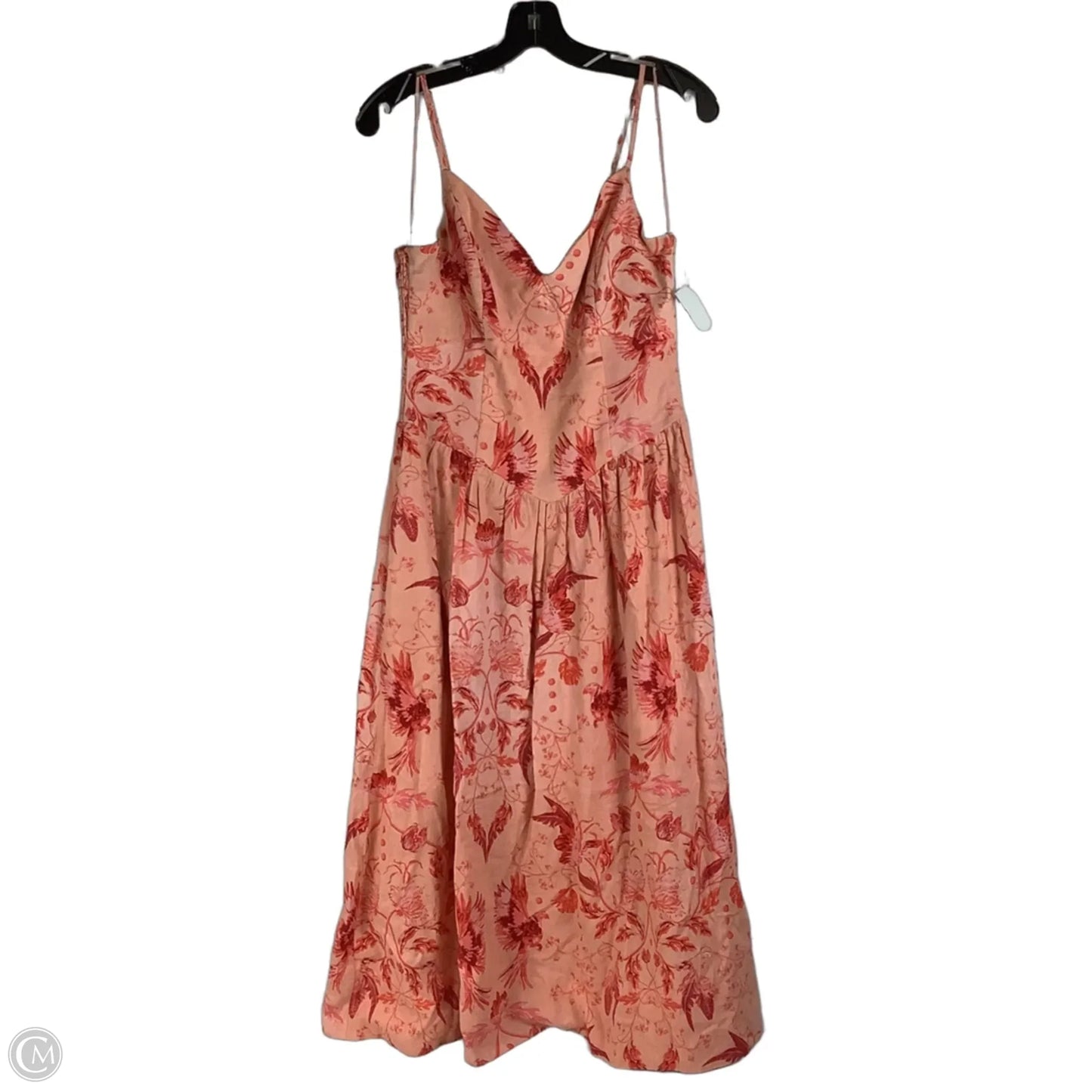 Dress Party Midi By House Of Harlow In Orange & Red, Size: S