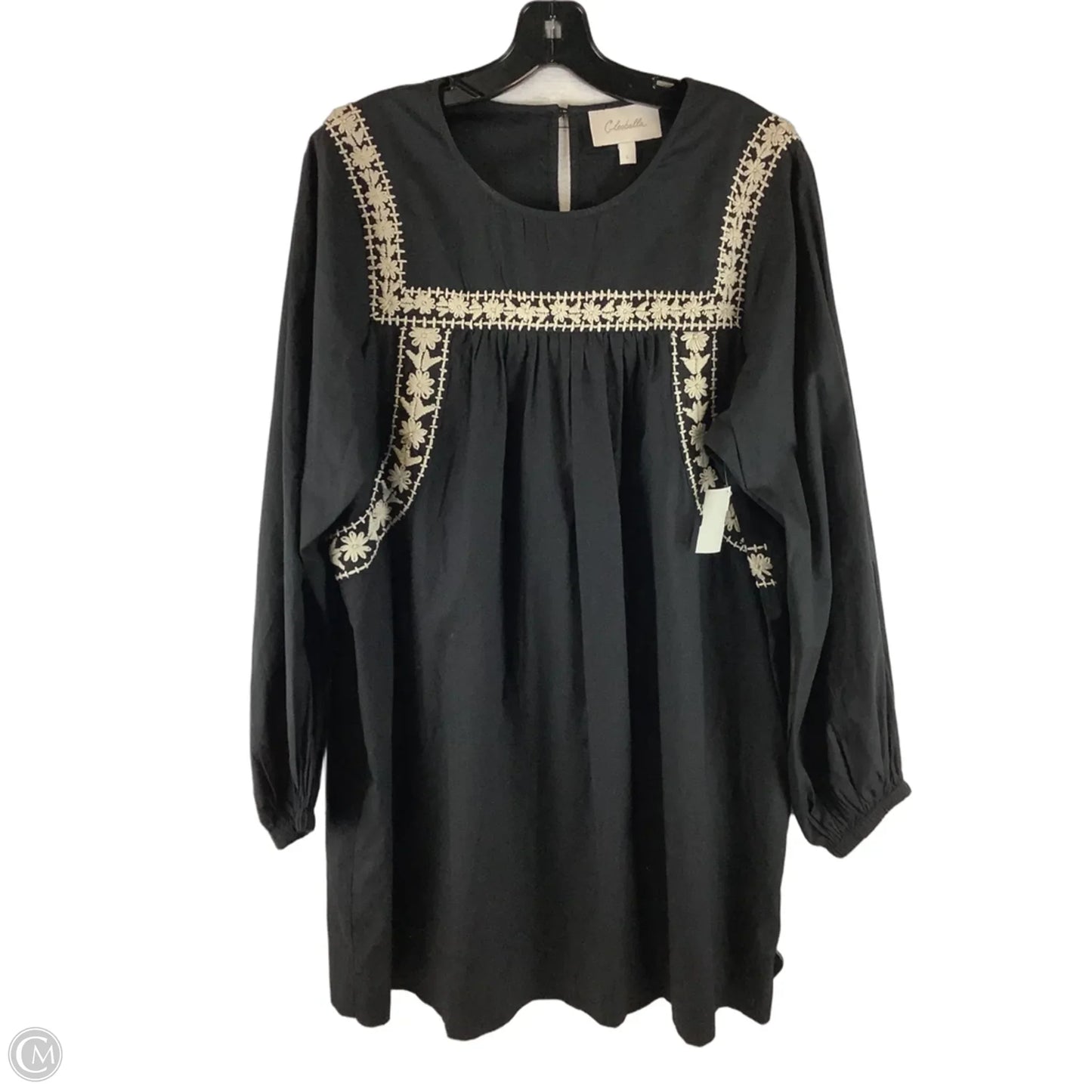 Dress Casual Short By Cleobella In Black & Cream, Size: L