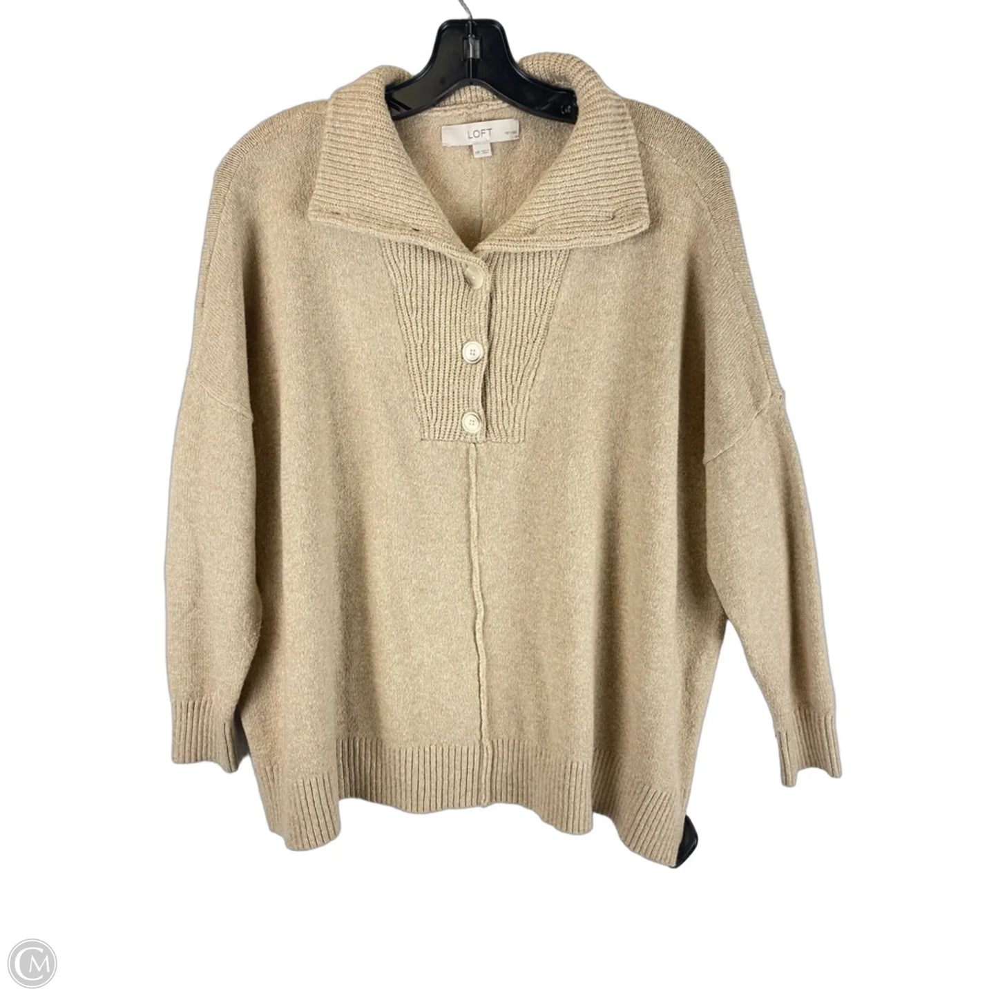 Sweater By Loft In Beige, Size: Mp