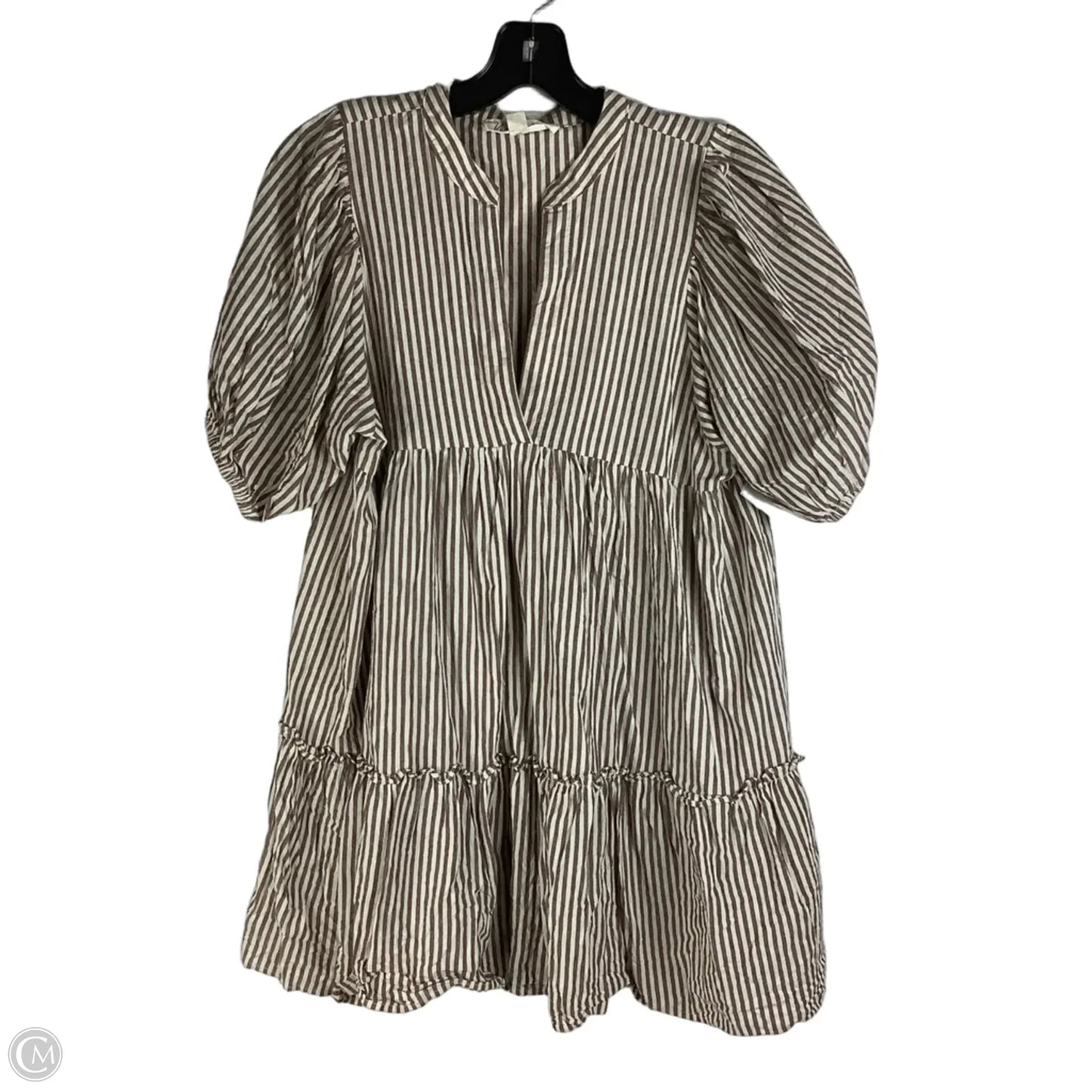 Dress Casual Short By Vine & Love In Striped Pattern, Size: S