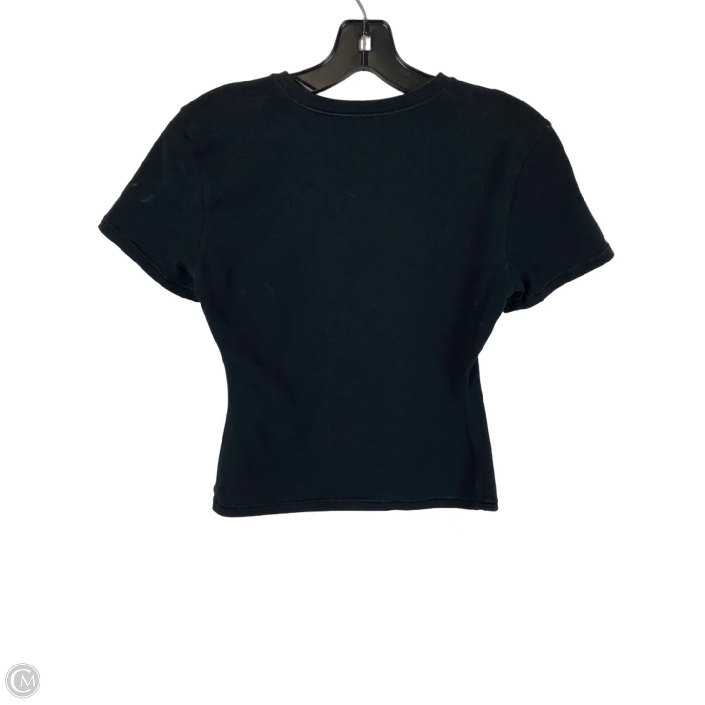 Top Short Sleeve Basic By Quince In Black, Size: M