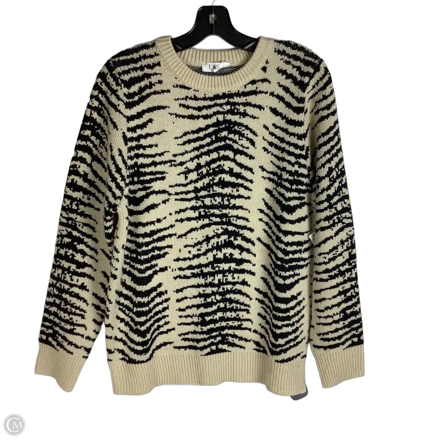 Sweater By Thml In Black & Cream, Size: S
