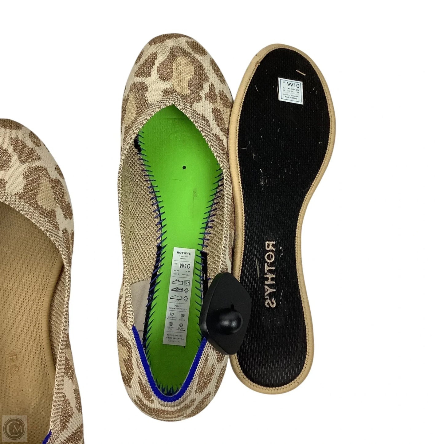 Shoes Flats By Rothys In Leopard Print, Size: 10