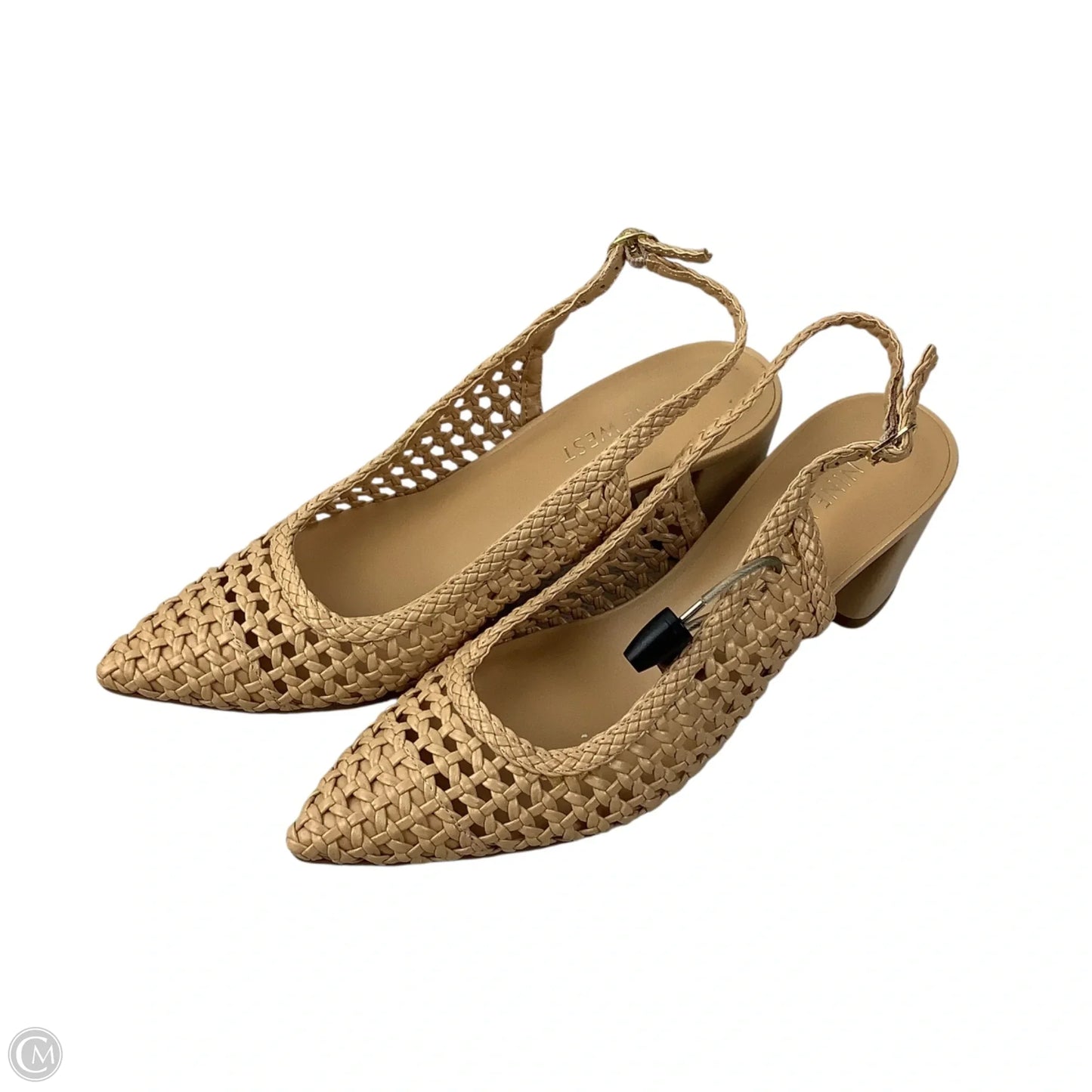Shoes Heels Block By Nine West In Beige, Size: 7.5