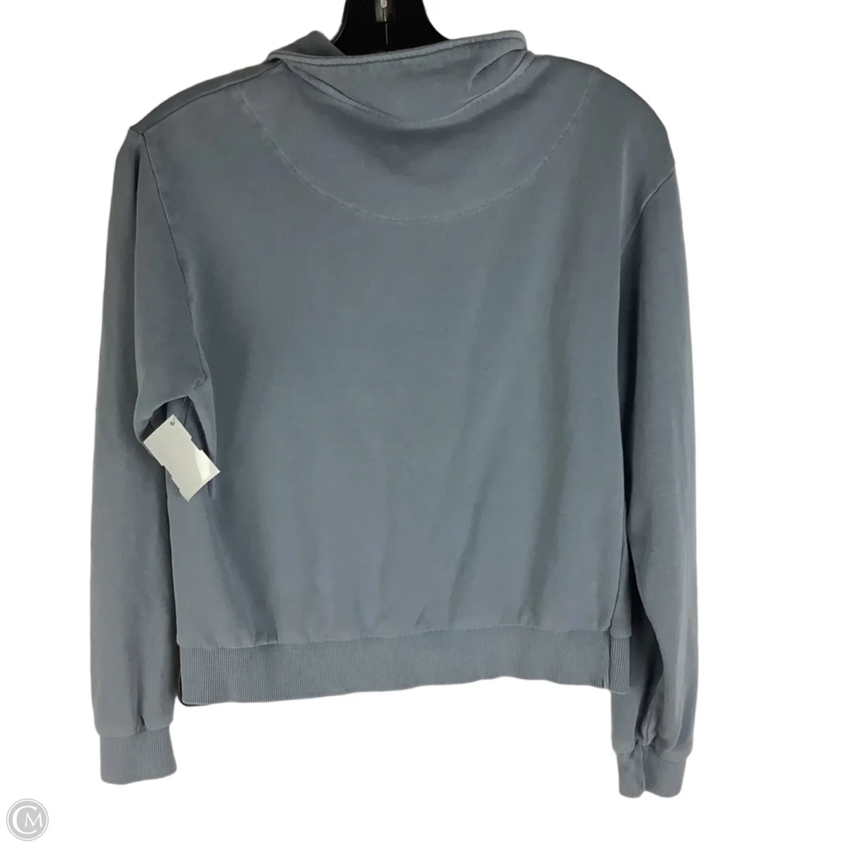 Sweatshirt Collar By Cmb In Blue & White, Size: S