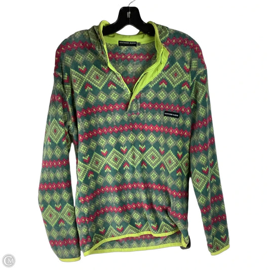 Sweatshirt Collar By Cmb In Green & Pink, Size: Xs
