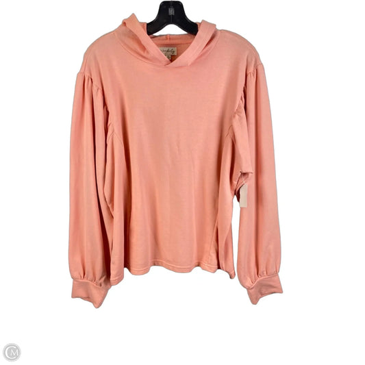 Sweatshirt Hoodie By Wonderly In Pink, Size: Xl