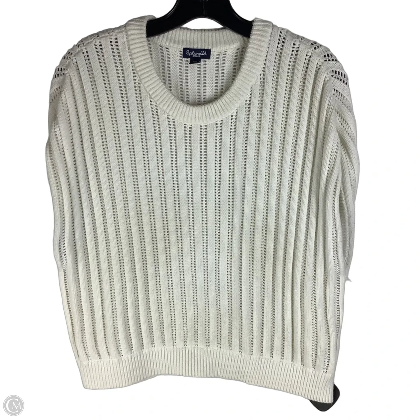 Vest Sweater By Splendid In White, Size: S