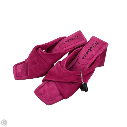 Sandals Heels Block By Matisse In Pink, Size: 8
