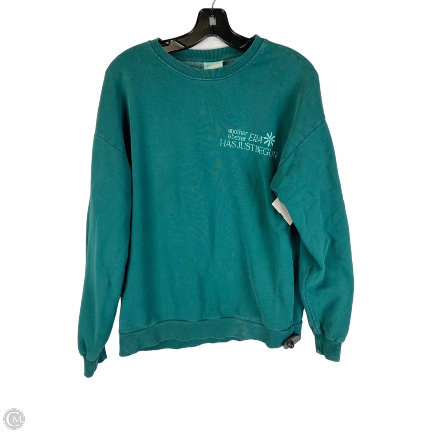 Sweatshirt Crewneck By Pull&bear In Green, Size: Xs