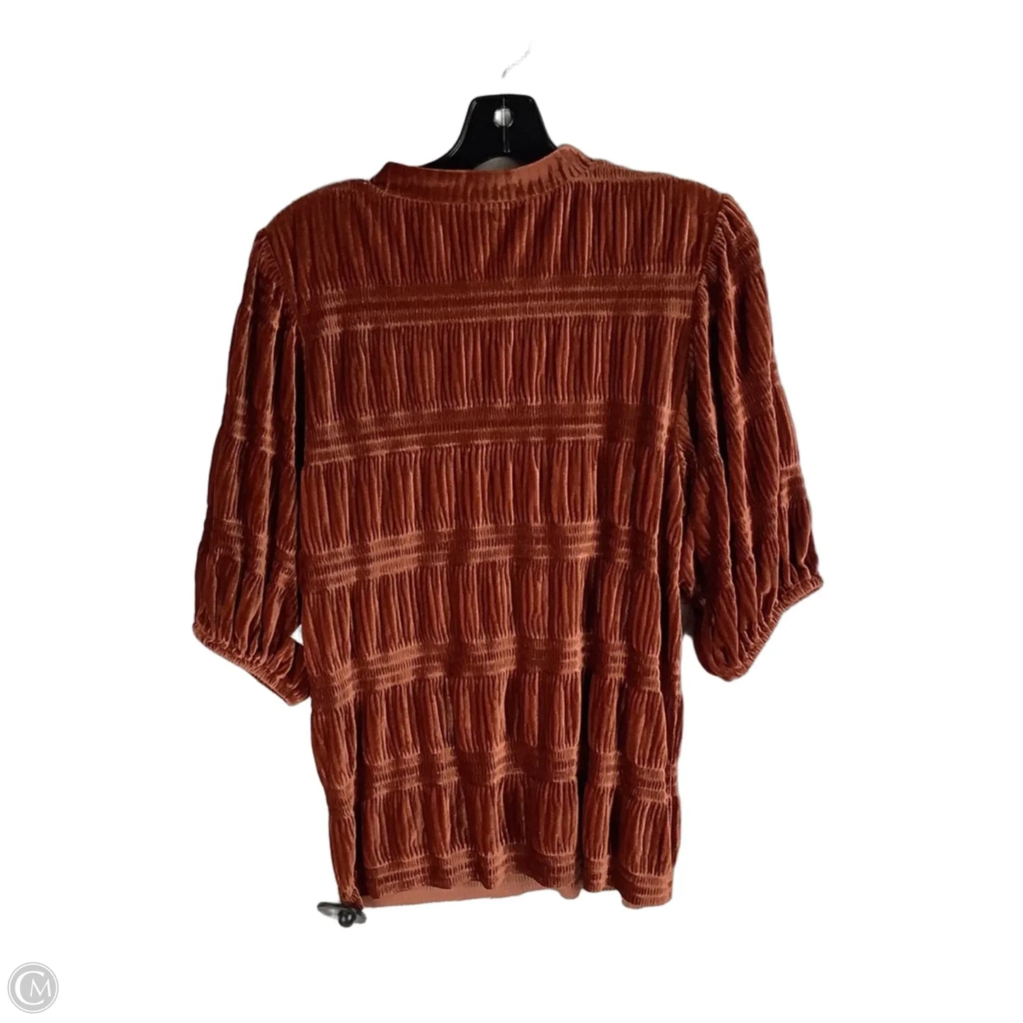 Top Short Sleeve By Thml In Orange, Size: M