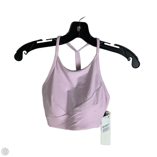 Athletic Bra By Lululemon In Pink, Size: 4