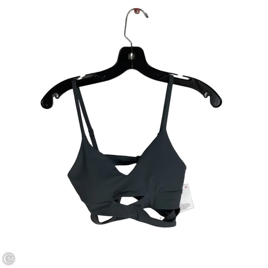 Athletic Bra By Lululemon In Grey, Size: 4