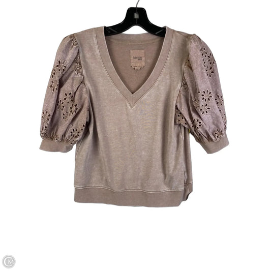 Top Short Sleeve By Kensie In Purple, Size: S