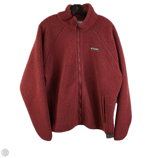Jacket Faux Fur & Sherpa By Columbia In Red, Size: Xl