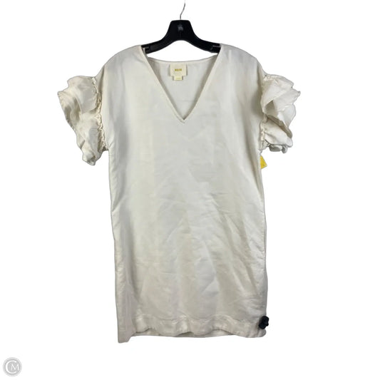 Dress Casual Short By Maeve In White, Size: Xs