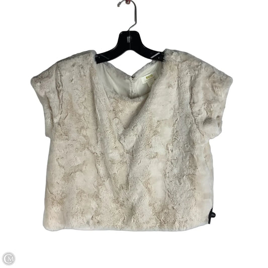 Sweater Short Sleeve By Maeve In Cream, Size: S